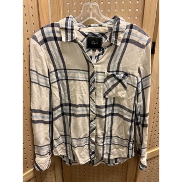 Rails Long Sleeve Collared Plaid Pocket Button-Up Shirt Size XS Multicolor - Picture 1 of 10